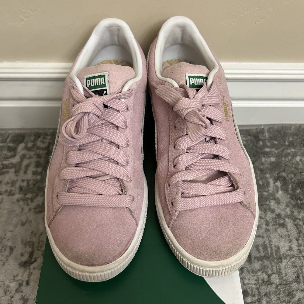 Puma Suede Classic XXI Jr pink lady-puma white rose lady-puma blanc